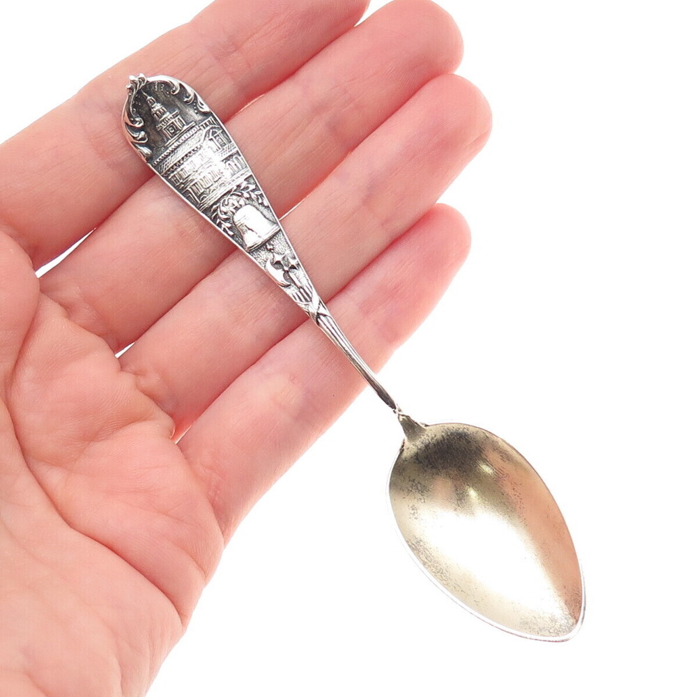 925 Sterling Silver Antique Art Deco Philadelphia Pennsylvania Coffee Spoon